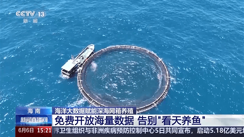央视新闻播出 | 全流程精准把控 海量免费数据为深海养殖装上“智慧大脑”