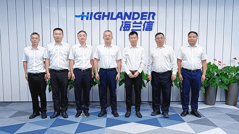舟山市委陈重书记带队赴沪调研海兰信 加快推进舟山海底算力项目